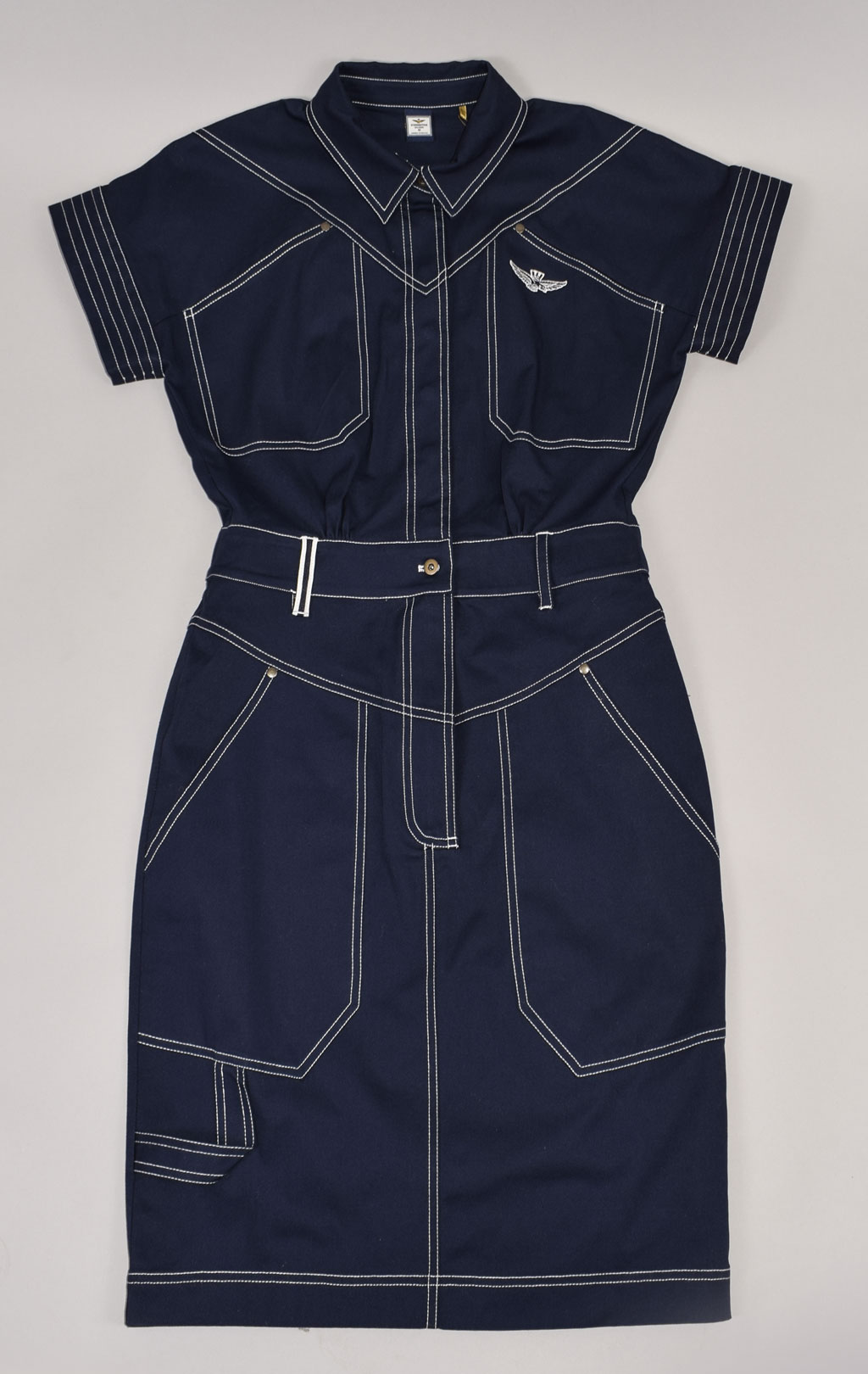 Женское платье AERONAUTICA MILITARE SS 22/TR blue navy (VE 073) 