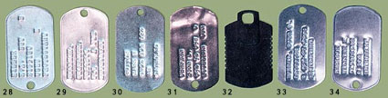 Ранние вариации жетона Dog Tag фото 7