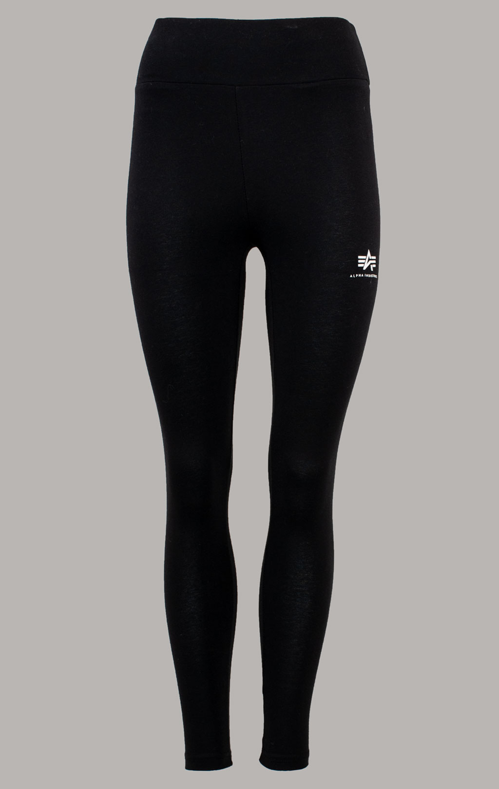 Женские леггинсы ALPHA INDUSTRIES BASIC LEGGINGS SMALL LOGO black 