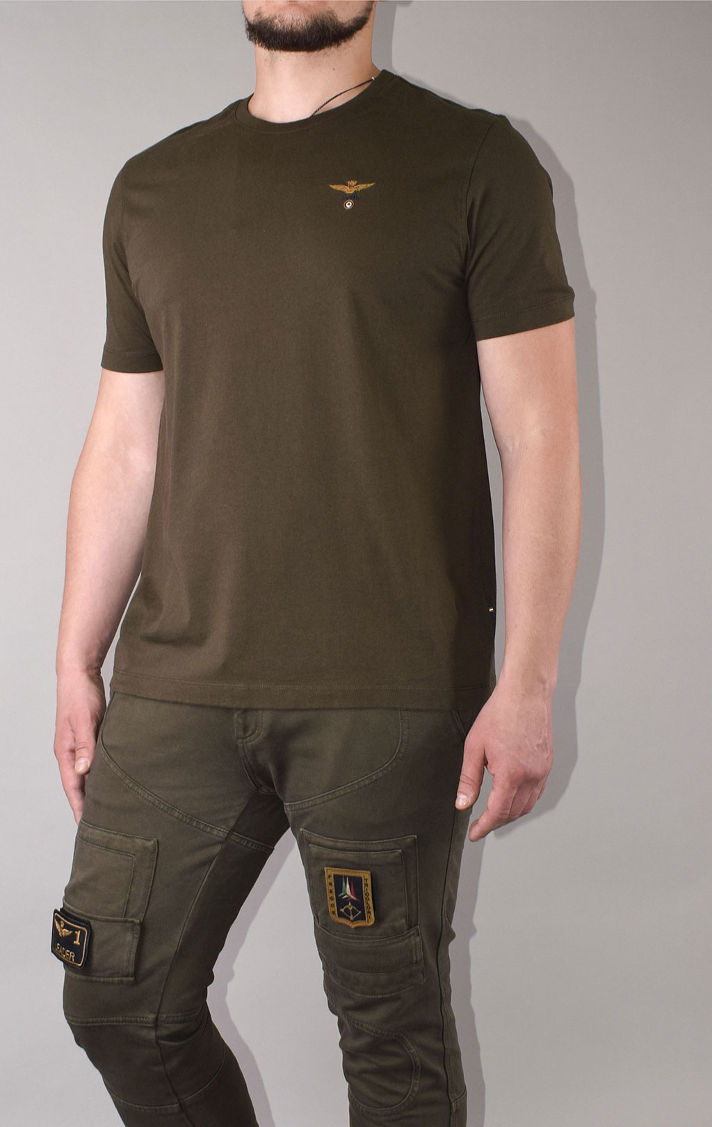 Футболка AERONAUTICA MILITARE FW 20/21/TR verde scuro (TS 1780) 