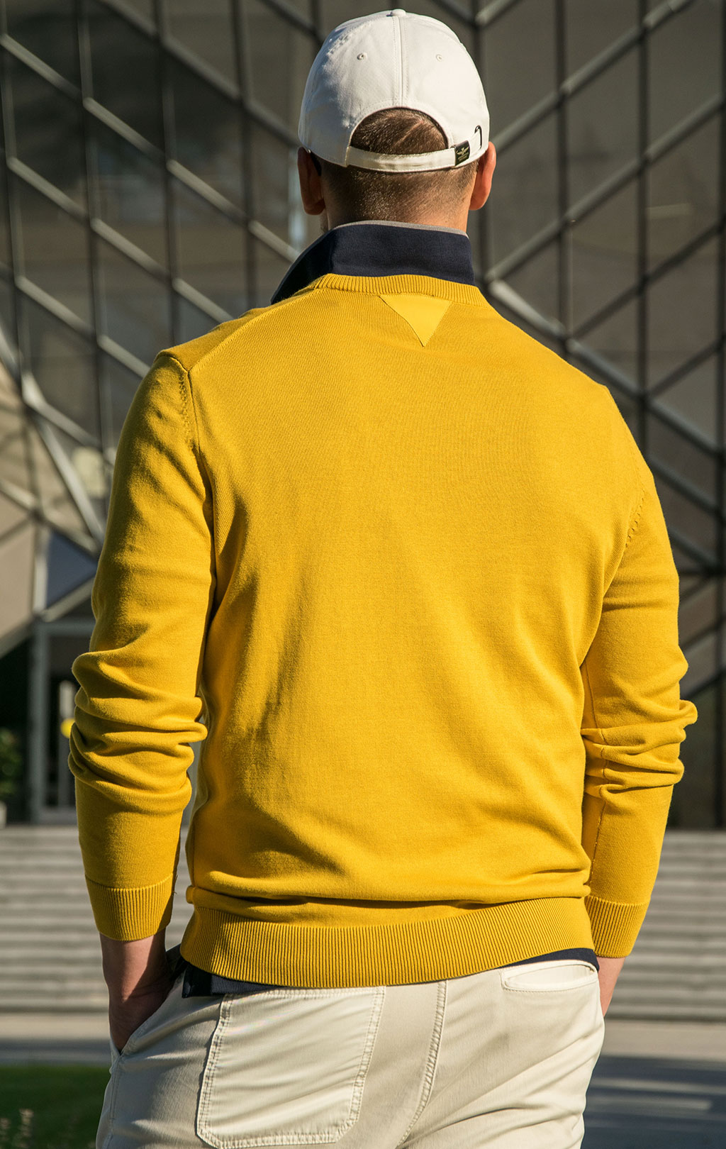 Свитер AERONAUTICA MILITARE FW 23/24/BL yellow (MA 1446) 