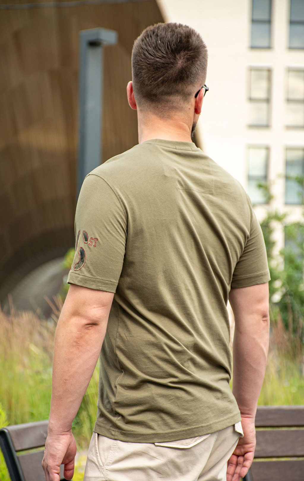 Футболка AERONAUTICA MILITARE SS 25 m/BD military olive (TS 2406) 