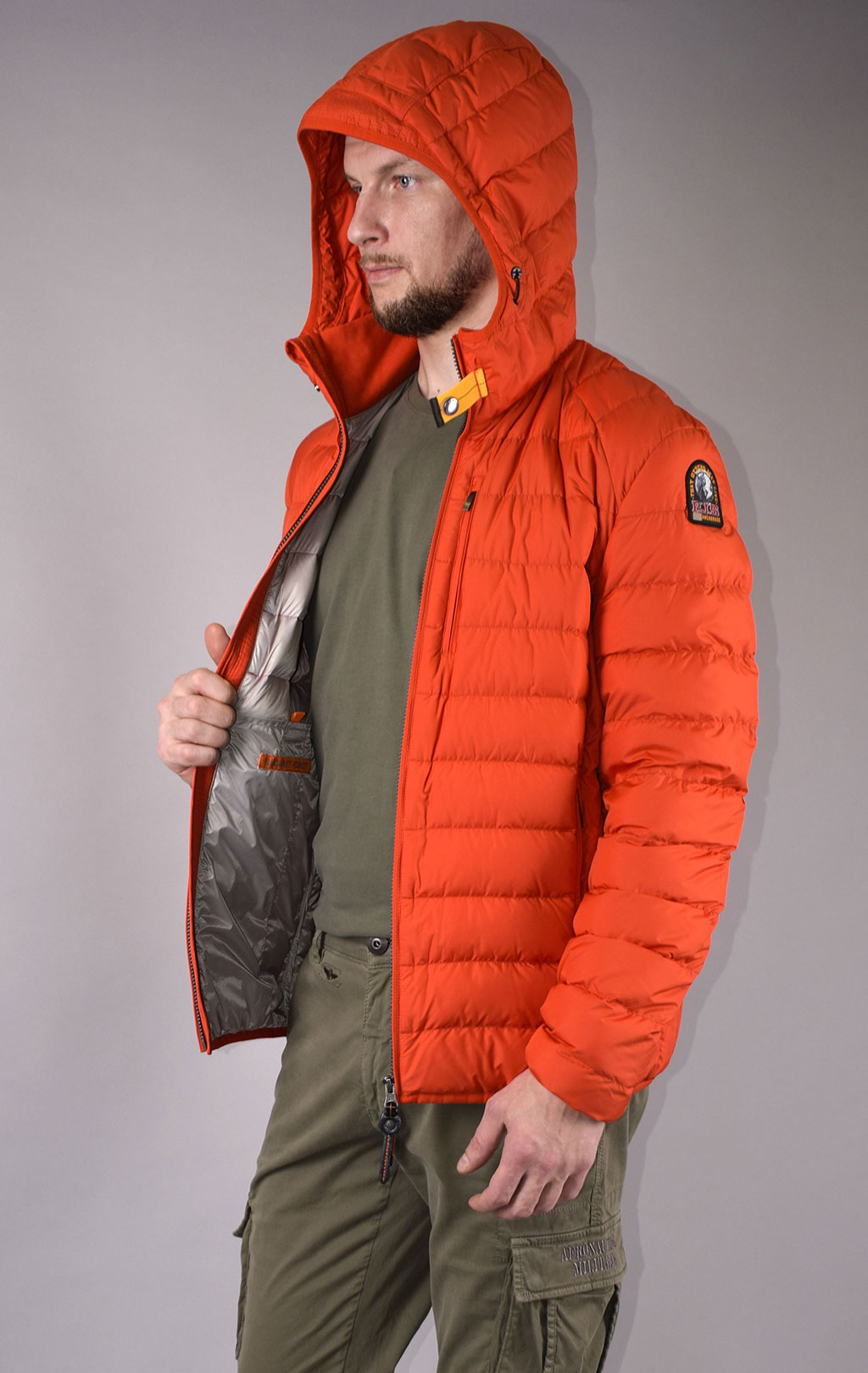 Куртка-пуховик лёгкая PARAJUMPERS LAST MINUTE FW 19/20 orange 