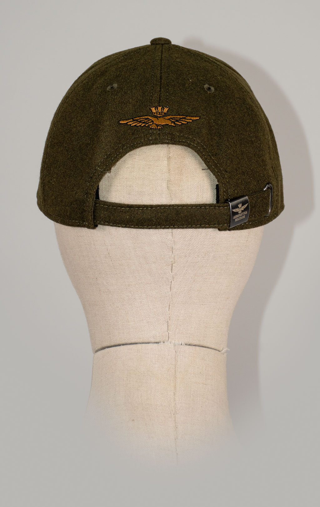 Бейсболка AERONAUTICA MILITARE шерсть FW 25/26/CN dark olive (HA 1226) 