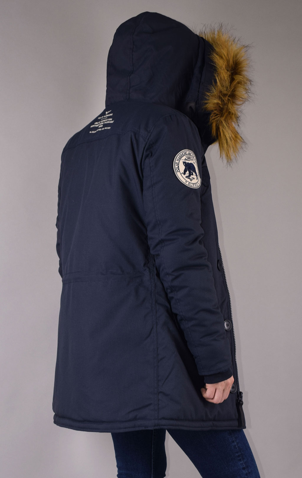 Женская аляска ALPHA INDUSTRIES POLAR rep. blue 