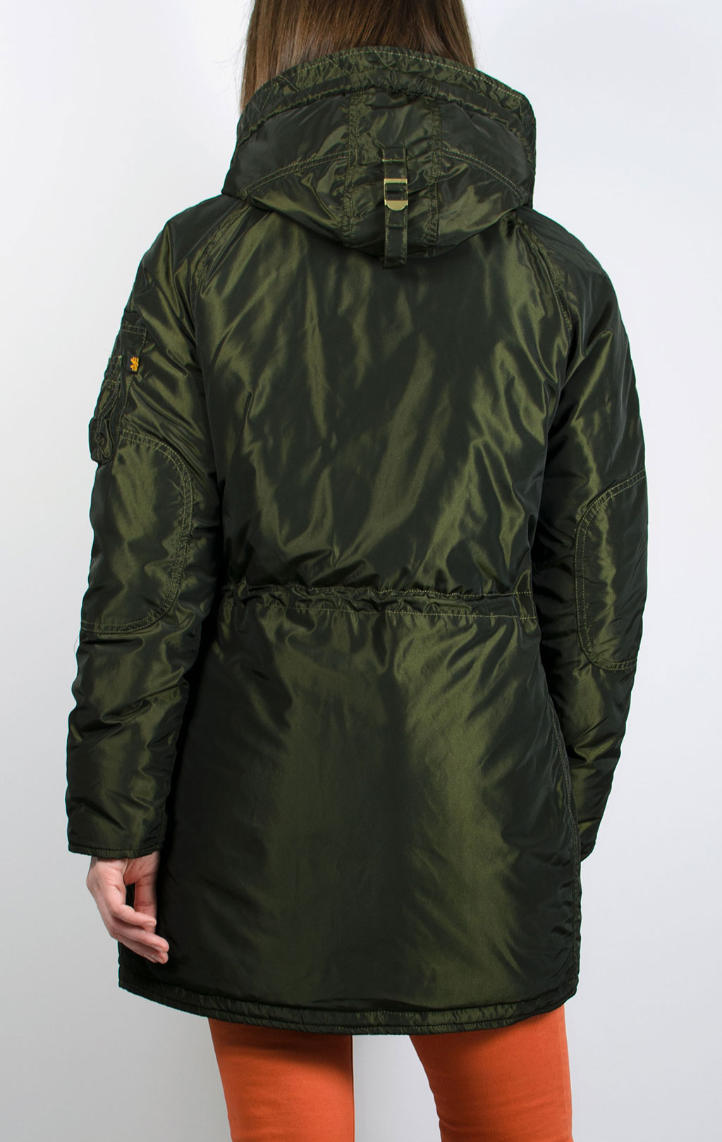 Женская аляска ALPHA INDUSTRIES EXPARKA dark green 