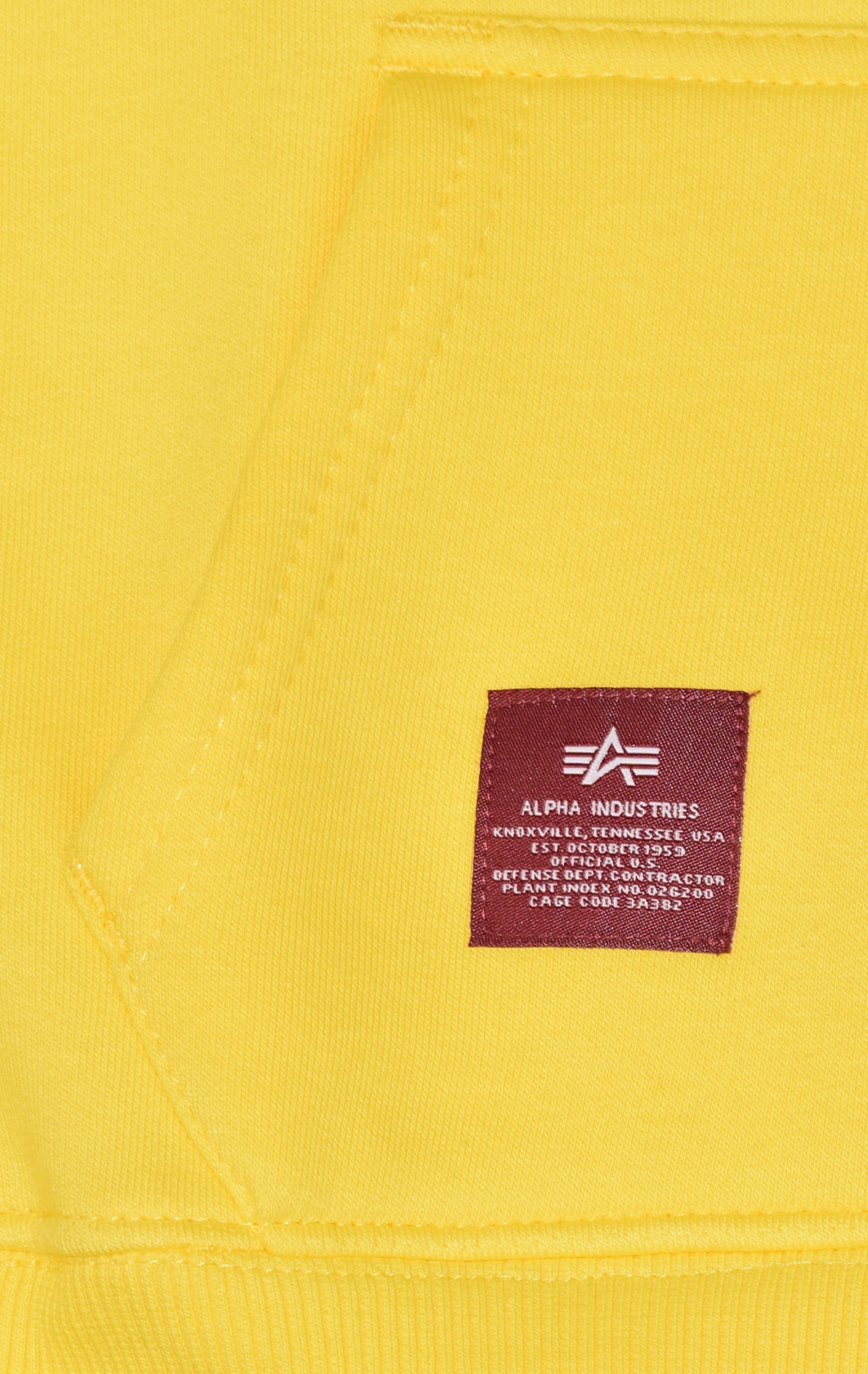 Детская толстовка ALPHA INDUSTRIES BASIC HOODY empire yellow 