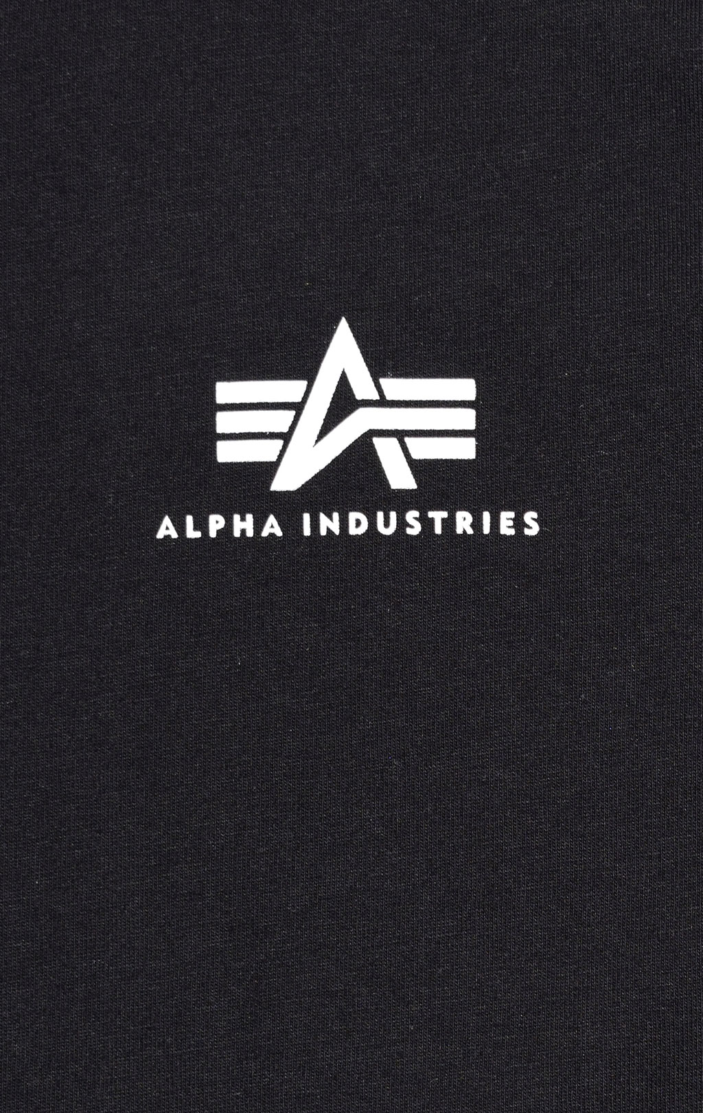 Футболка ALPHA INDUSTRIES BASIC T SMALL LOGO black 