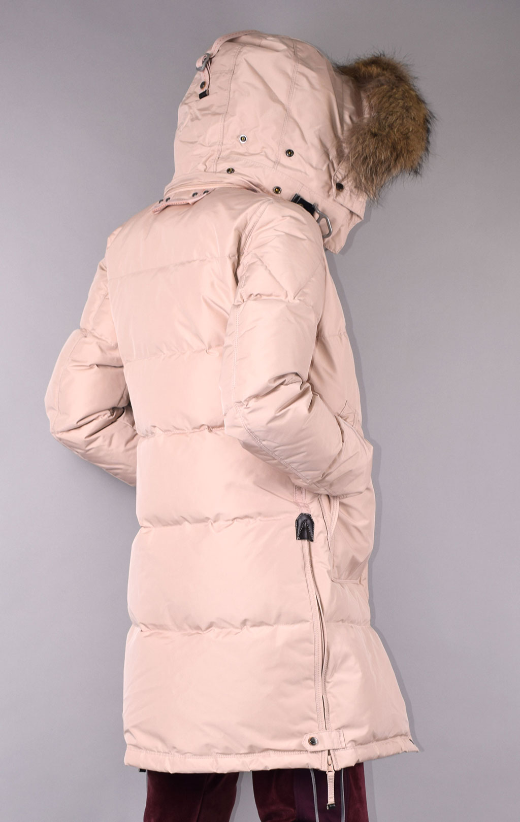 Женская куртка-пуховик PARAJUMPERS LONG BEAR FW 19/20 powder pink 