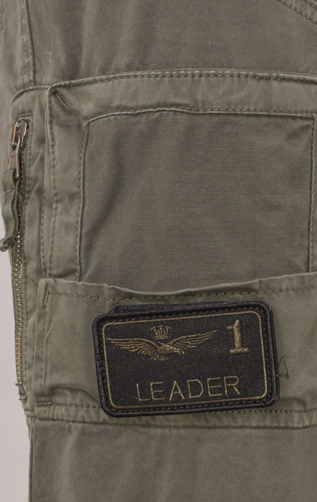 Брюки-карго AERONAUTICA MILITARE ANTI-G плотные FW 23/24/AL verde militare (PA 1557) 