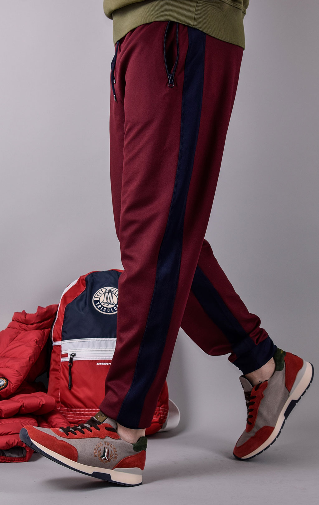 Брюки спортивные AERONAUTICA MILITARE FW 19/20 deep red (PF 745) 