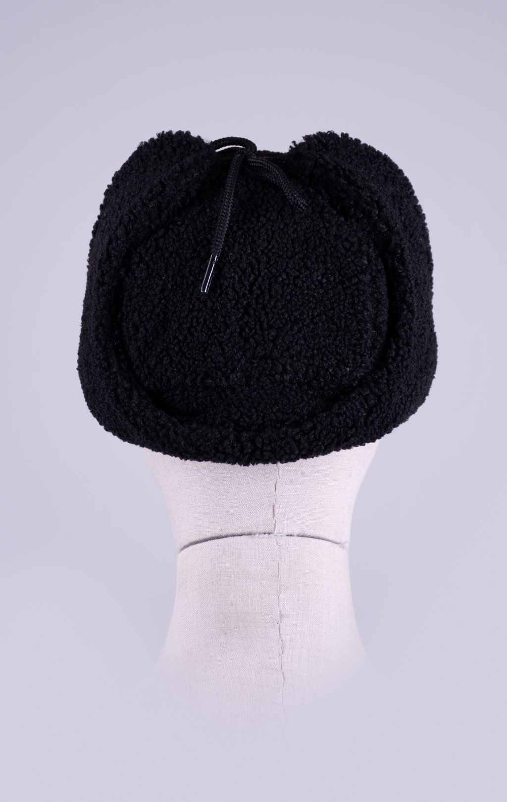 Шапка с ушами ALPHA INDUSTRIES ALPHA TEDDY HAT black 