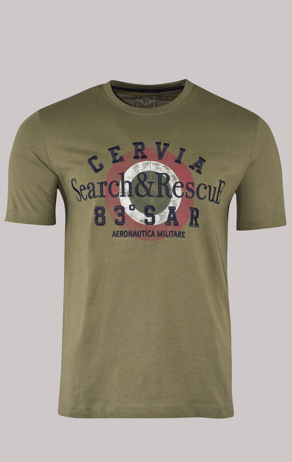 Футболка AERONAUTICA MILITARE SS 23/BD verde (TS 2085)