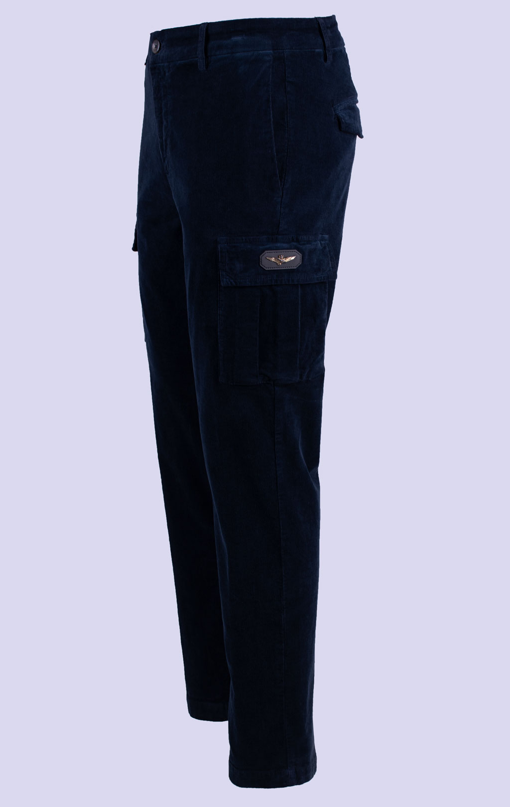 Брюки-карго AERONAUTICA MILITARE вельвет FW 26/27/AL blue navy (PA 1740) 