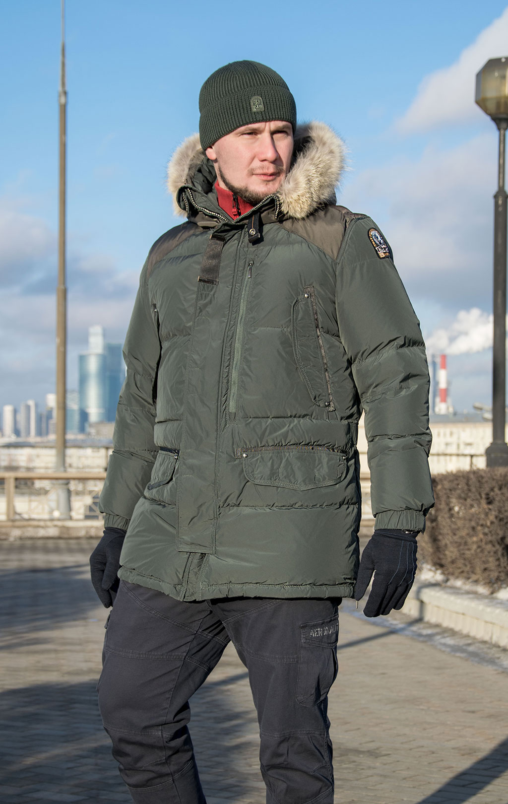 Пуховик PARAJUMPERS HARRASEEKET bush 