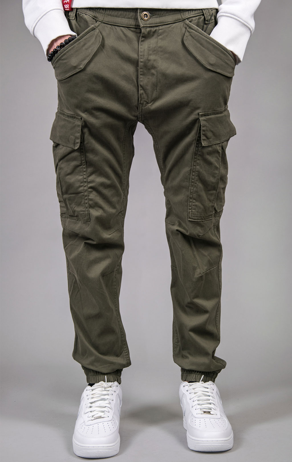 Брюки-карго ALPHA INDUSTRIES AIRMAN dark olive 