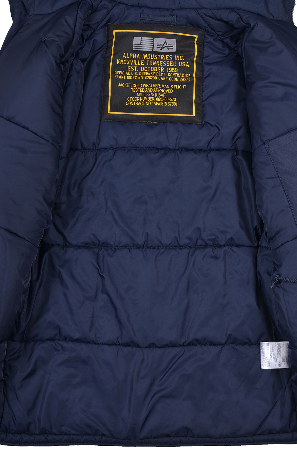 Аляска ALPHA INDUSTRIES EXPLORER big size натур. мех rep. blue 