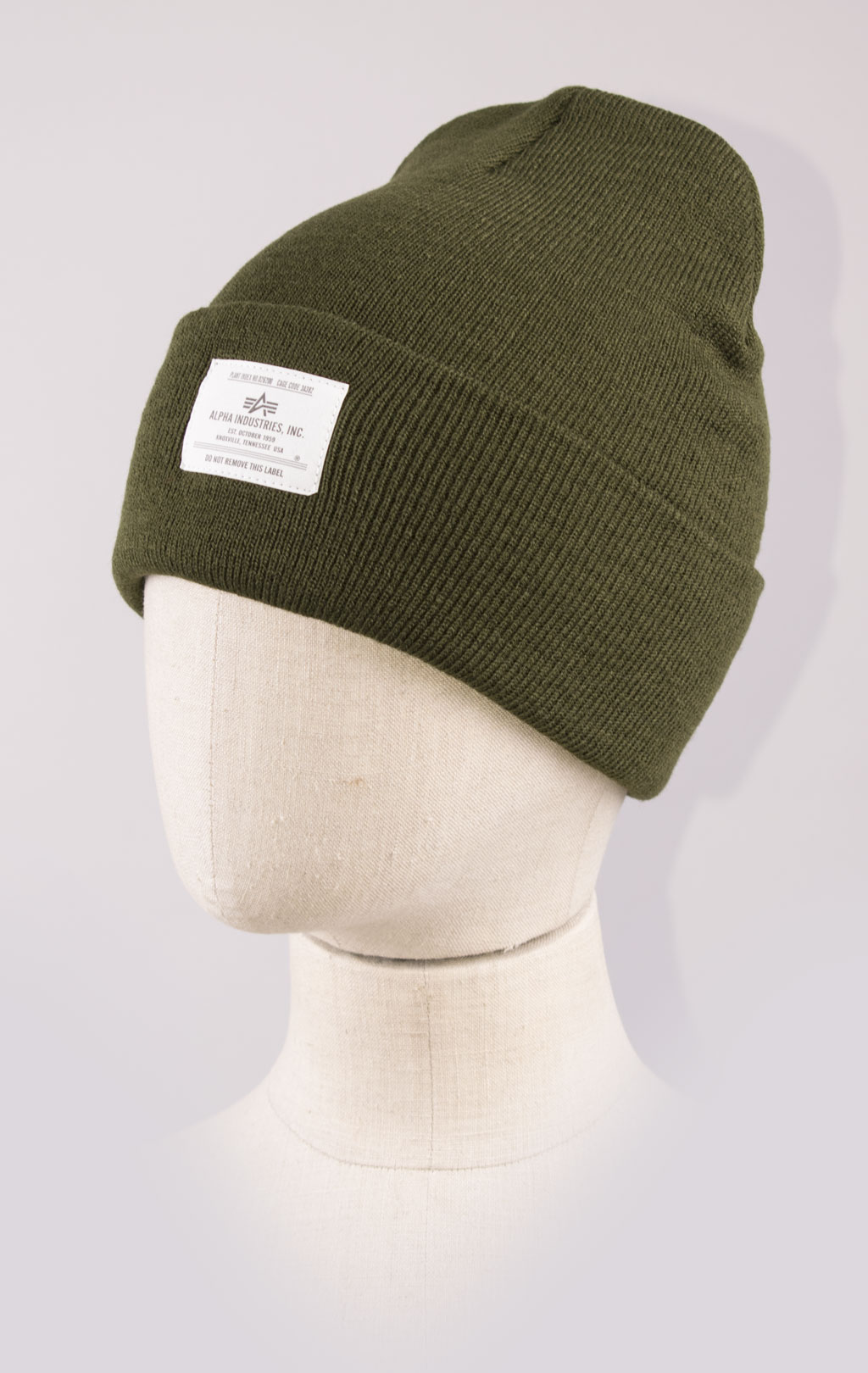 Шапка ALPHA INDUSTRIES ESSENTIAL BEANIE FW 23/24 olive 