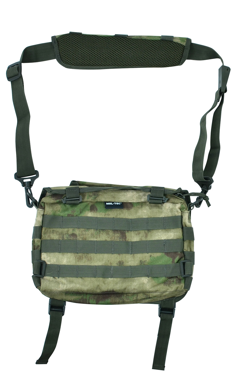 Сумка Mil-Tec Messenger Case green camo 