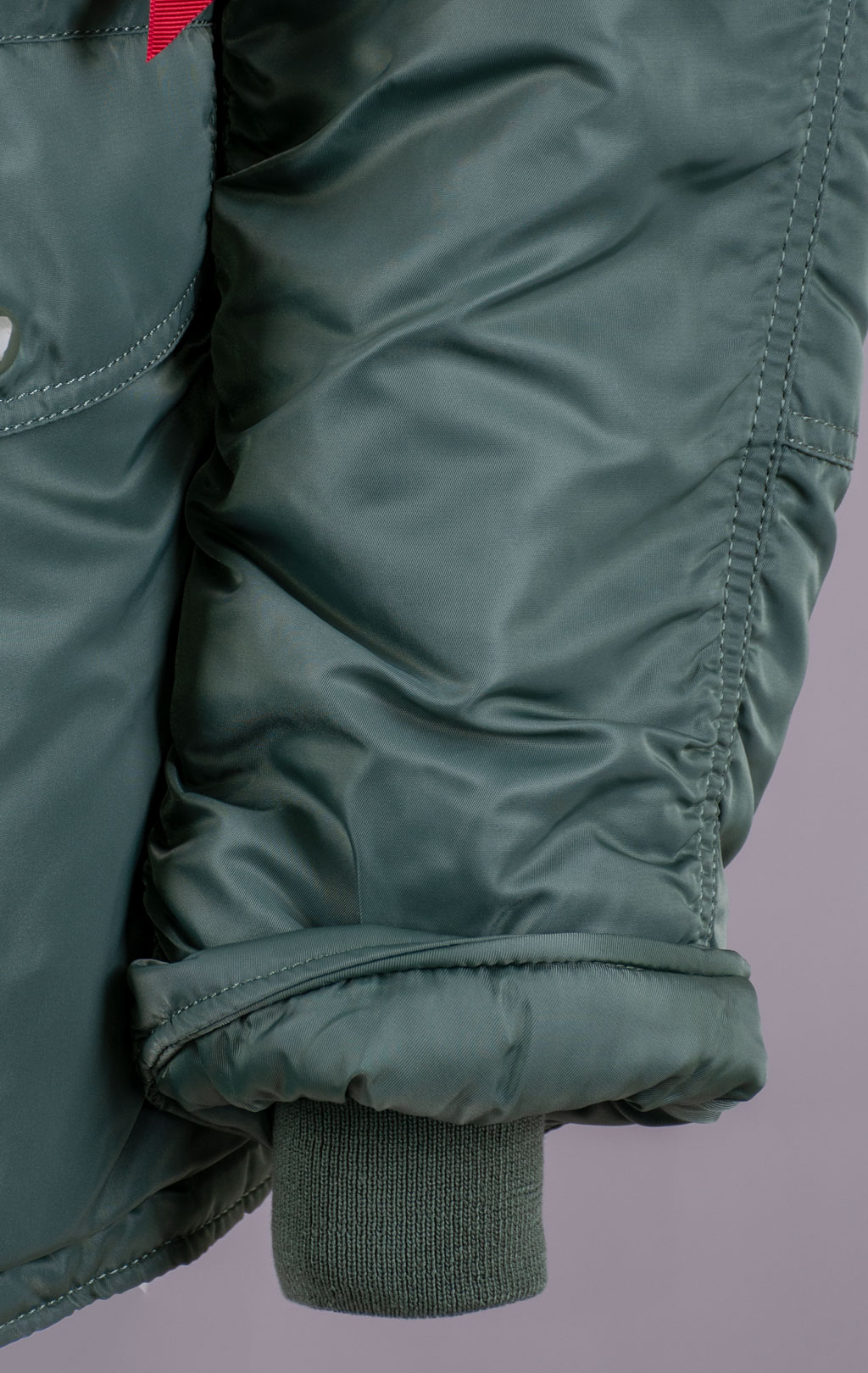 Аляска ALPHA INDUSTRIES CLASSIC N-3B натур. мех sage green 