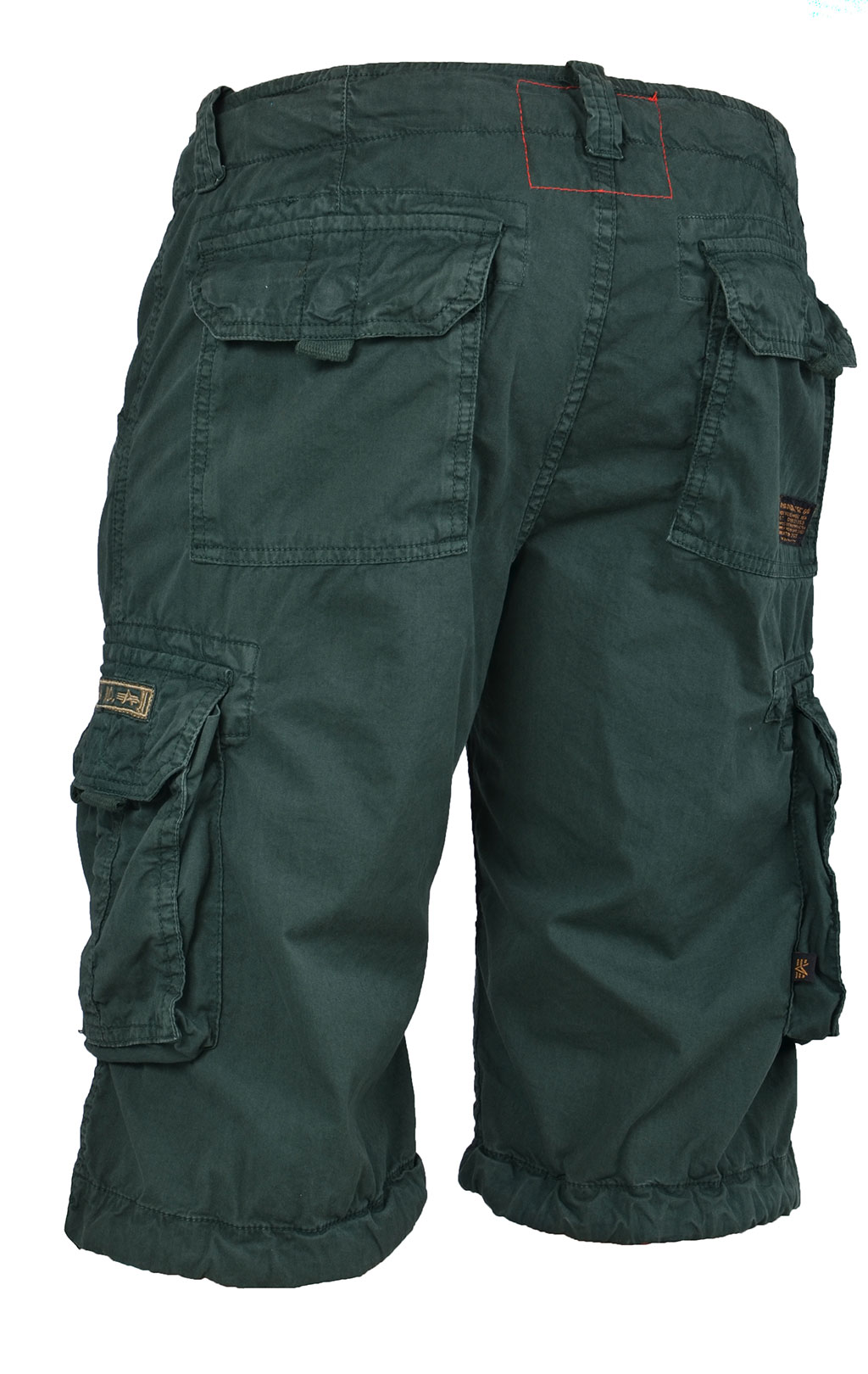 Шорты ALPHA INDUSTRIES JET big size petrol dark 