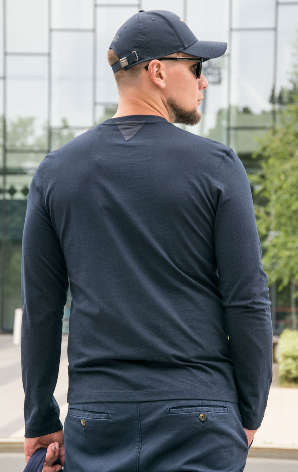 Лонгслив AERONAUTICA MILITARE FW 23/24/TR dark blue (TS 2185)