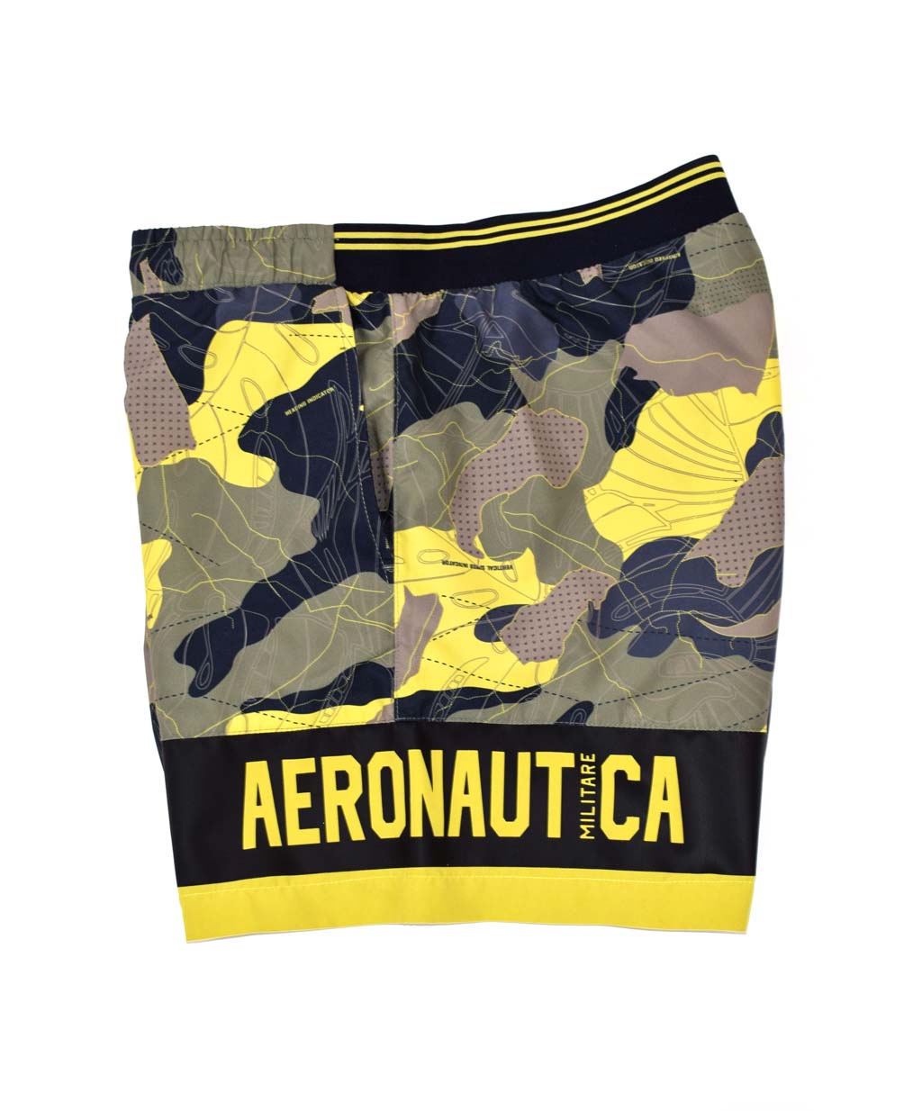 Плавки AERONAUTICA MILITARE SS 21/CN camouflage giallo (BW 196) 