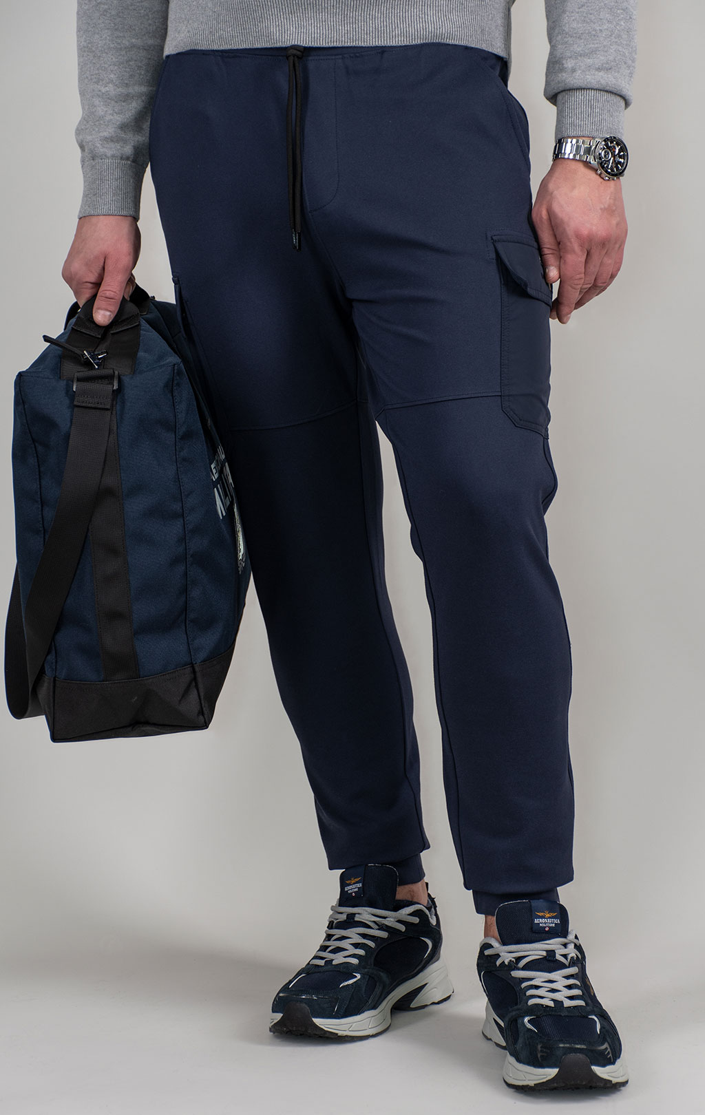 Брюки спортивные AERONAUTICA MILITARE SS 25/BD blue navy (PF 964) 