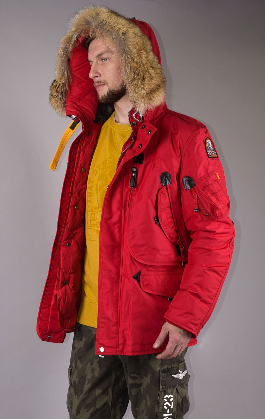 Аляска-пуховик PARAJUMPERS RIGHT HAND FW 19/20 scarlet 