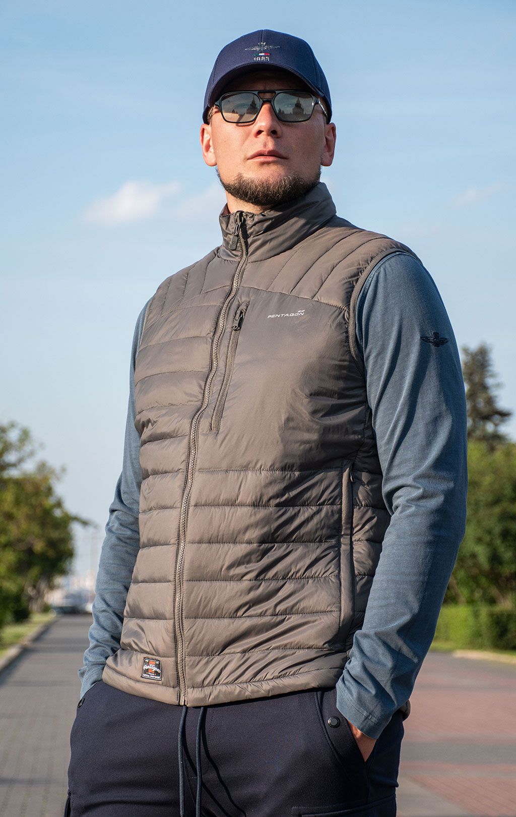 Жилет утеплённый Pentagon HOMER soft vest нейлон MJC® SYSTEM grey cinder 04010 