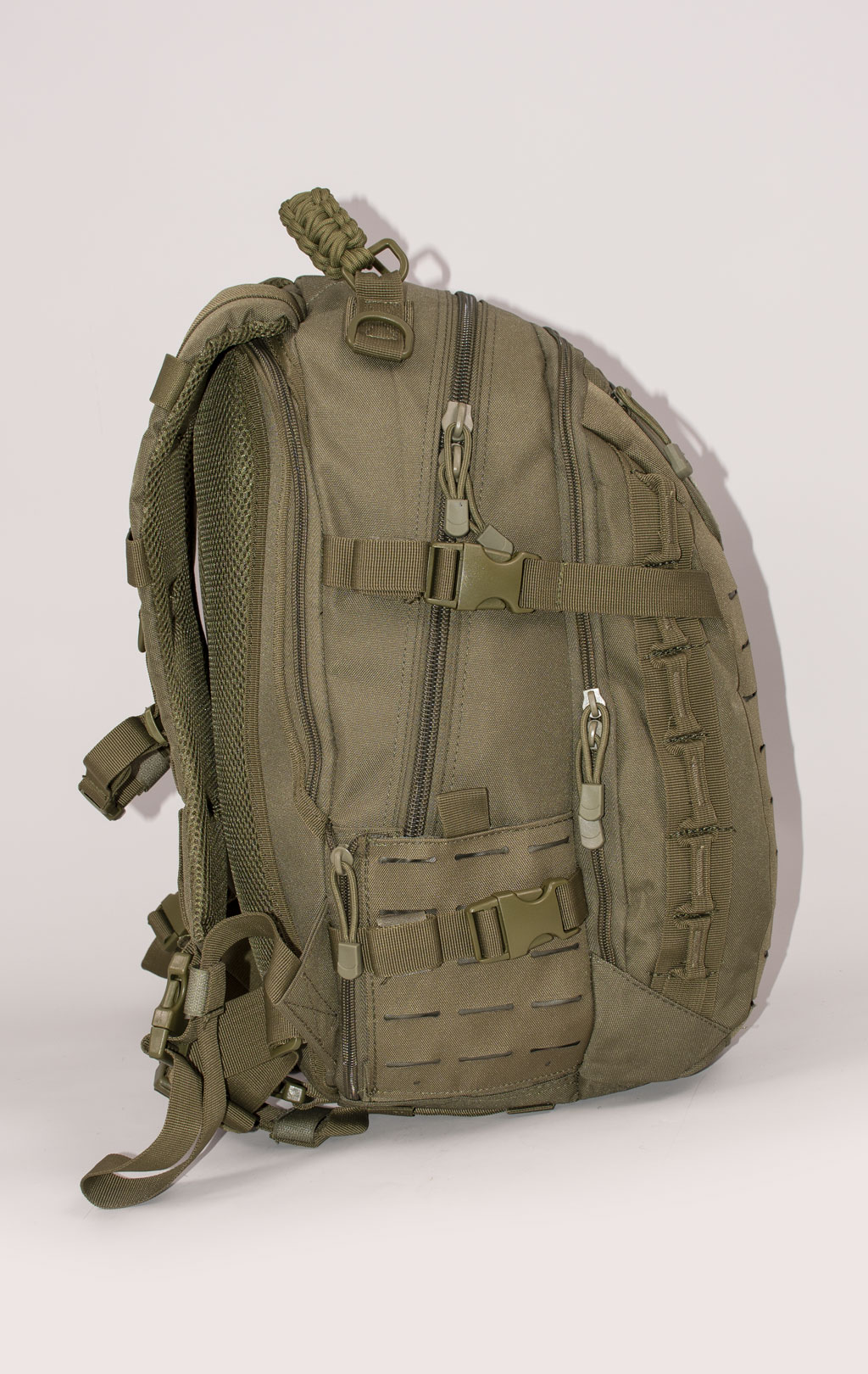 Рюкзак тактический 30L front laser cut, paracord olive BS-544 Китай