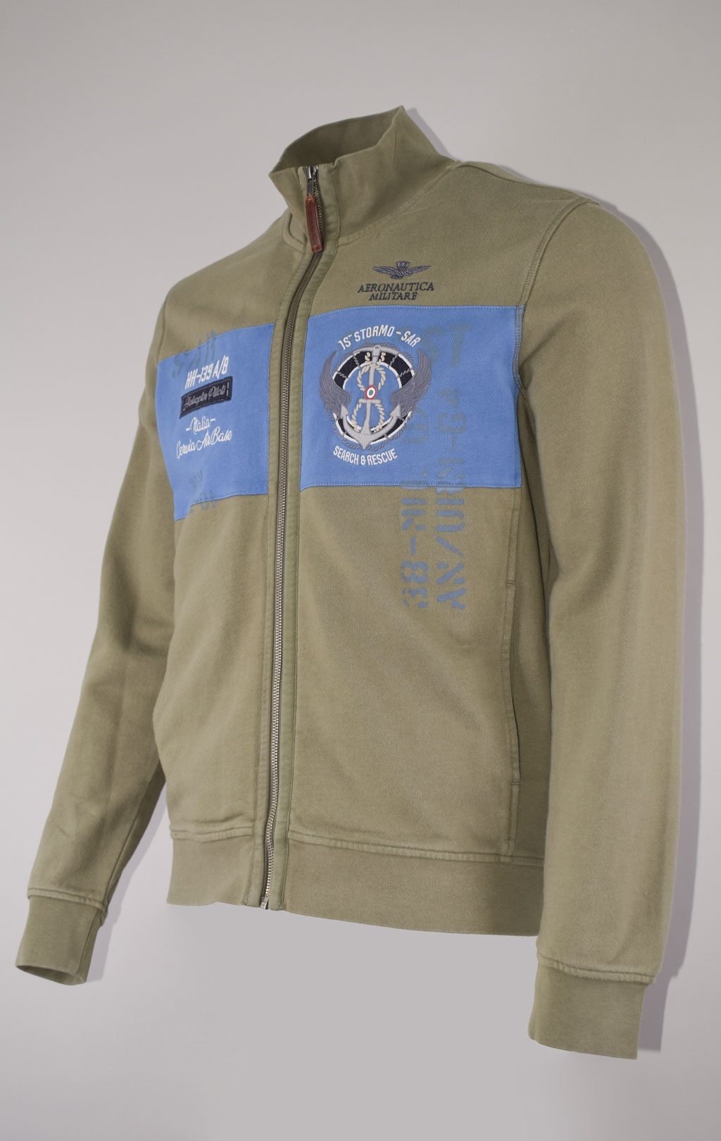 Олимпийка AERONAUTICA MILITARE SS 23/TR verde (FE 1764) 