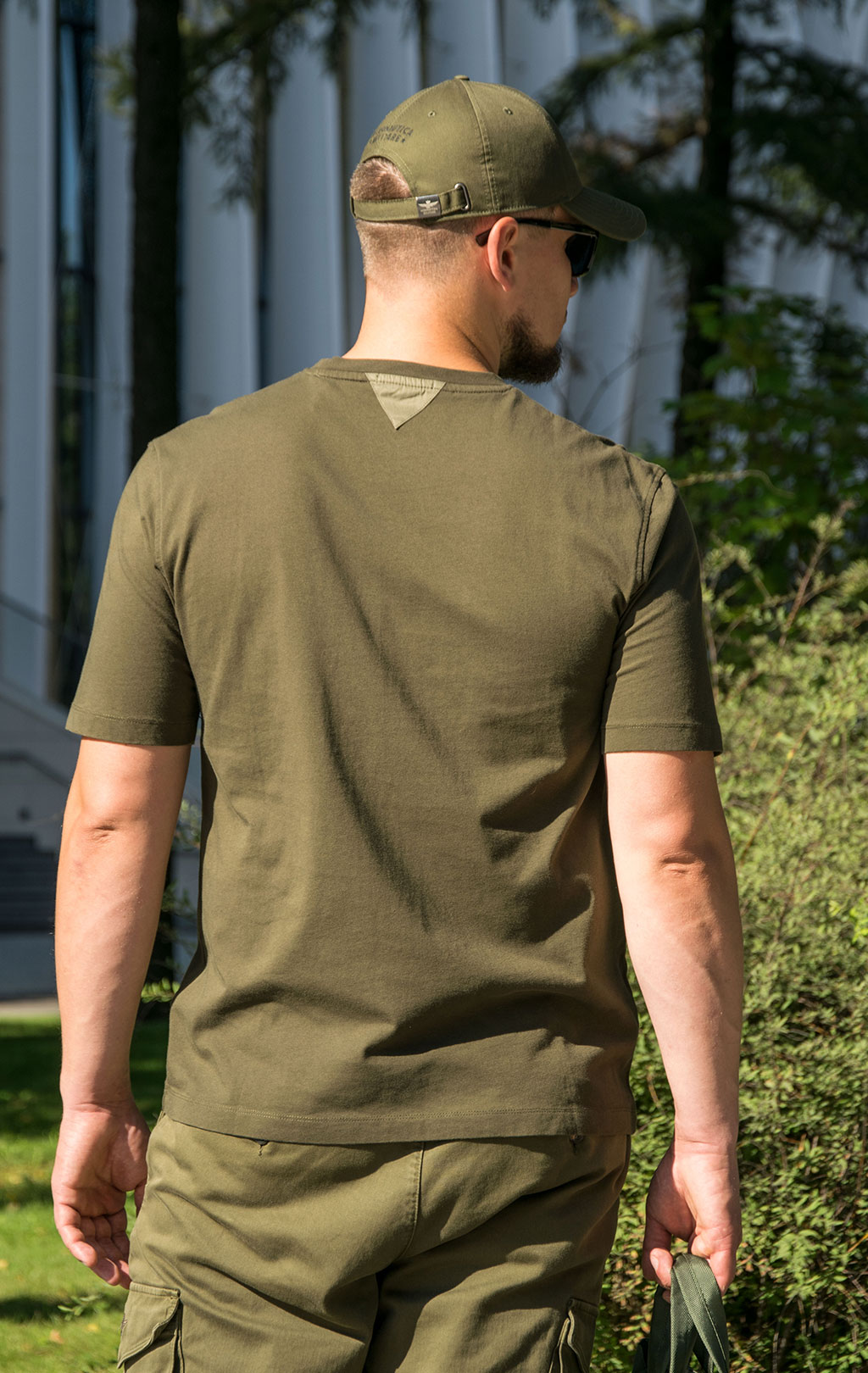 Футболка AERONAUTICA MILITARE FW 23/24/TR off green (TS 2130) 