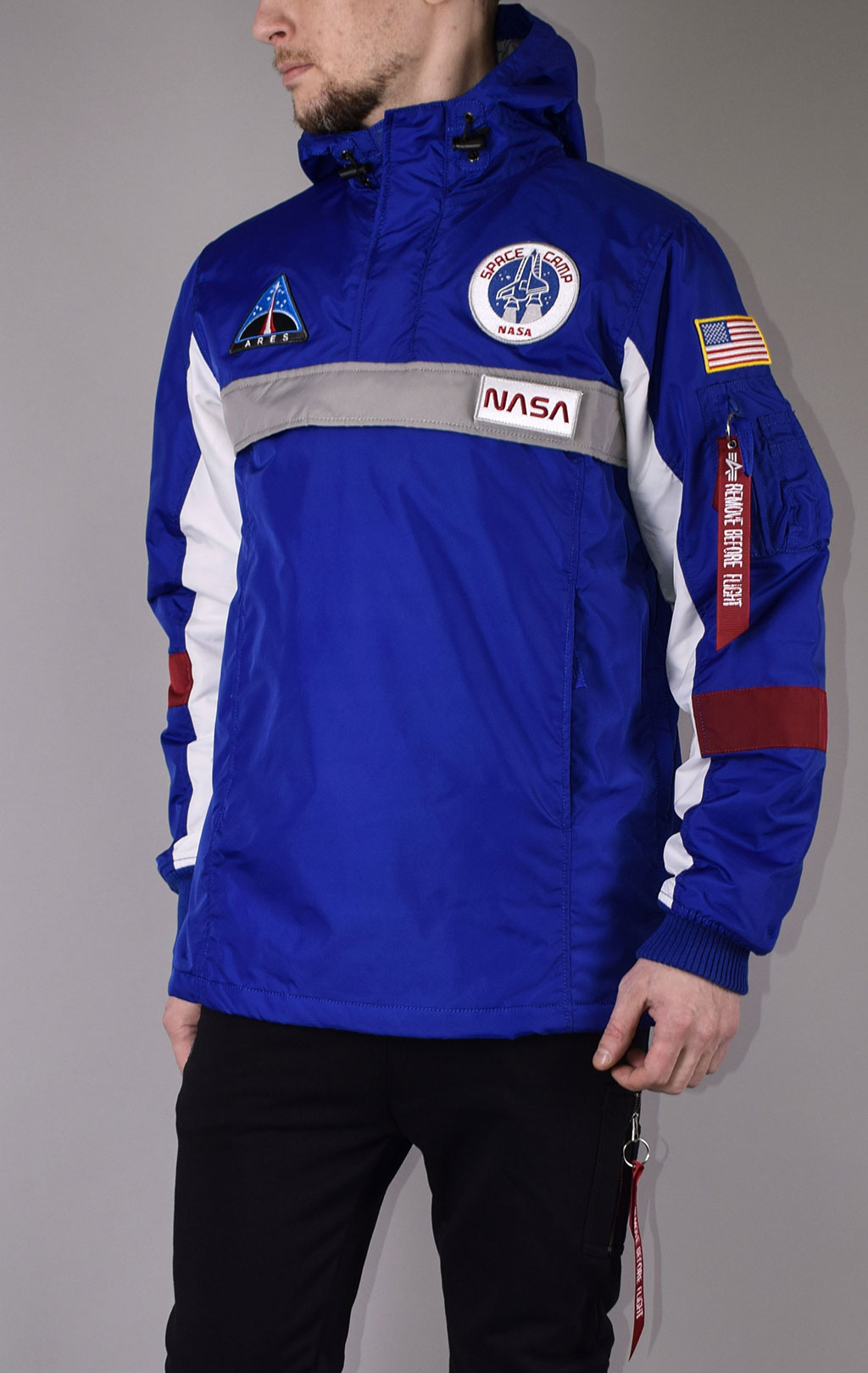 Анорак ALPHA INDUSTRIES NASA SPACE CAMP ANORAK nautical blue 