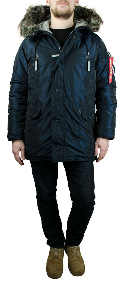 Аляска ALPHA INDUSTRIES R N-3B rep. blue, купить в Интернет-магазине ForceAge.