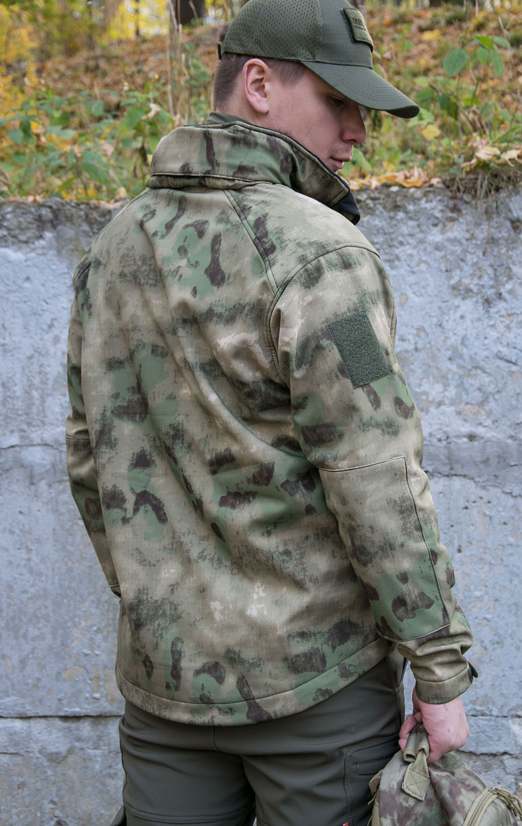 Куртка тактическая Mil-Tec SCU 14 Soft Shell green camo 