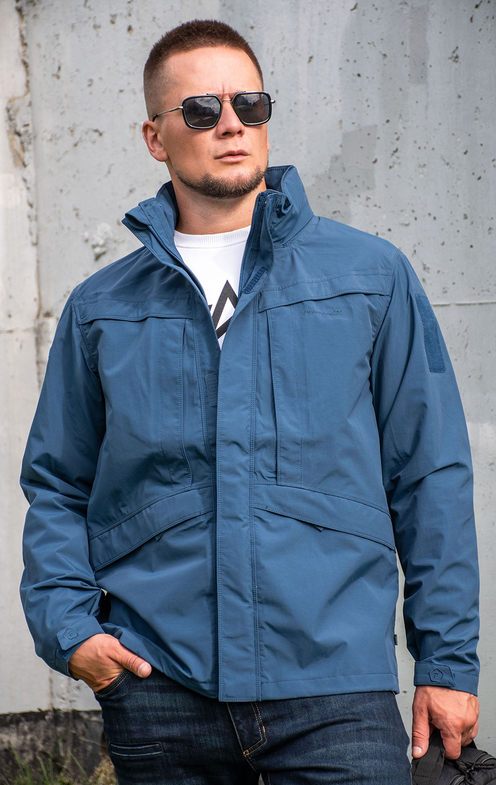 Куртка тактическая Pentagon мембрана HURRICANE MJC® SYSTEM raf blue 05RF 07104 