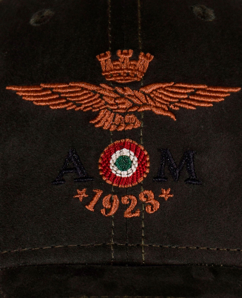 Бейсболка AERONAUTICA MILITARE verde bosco (HA 994) 