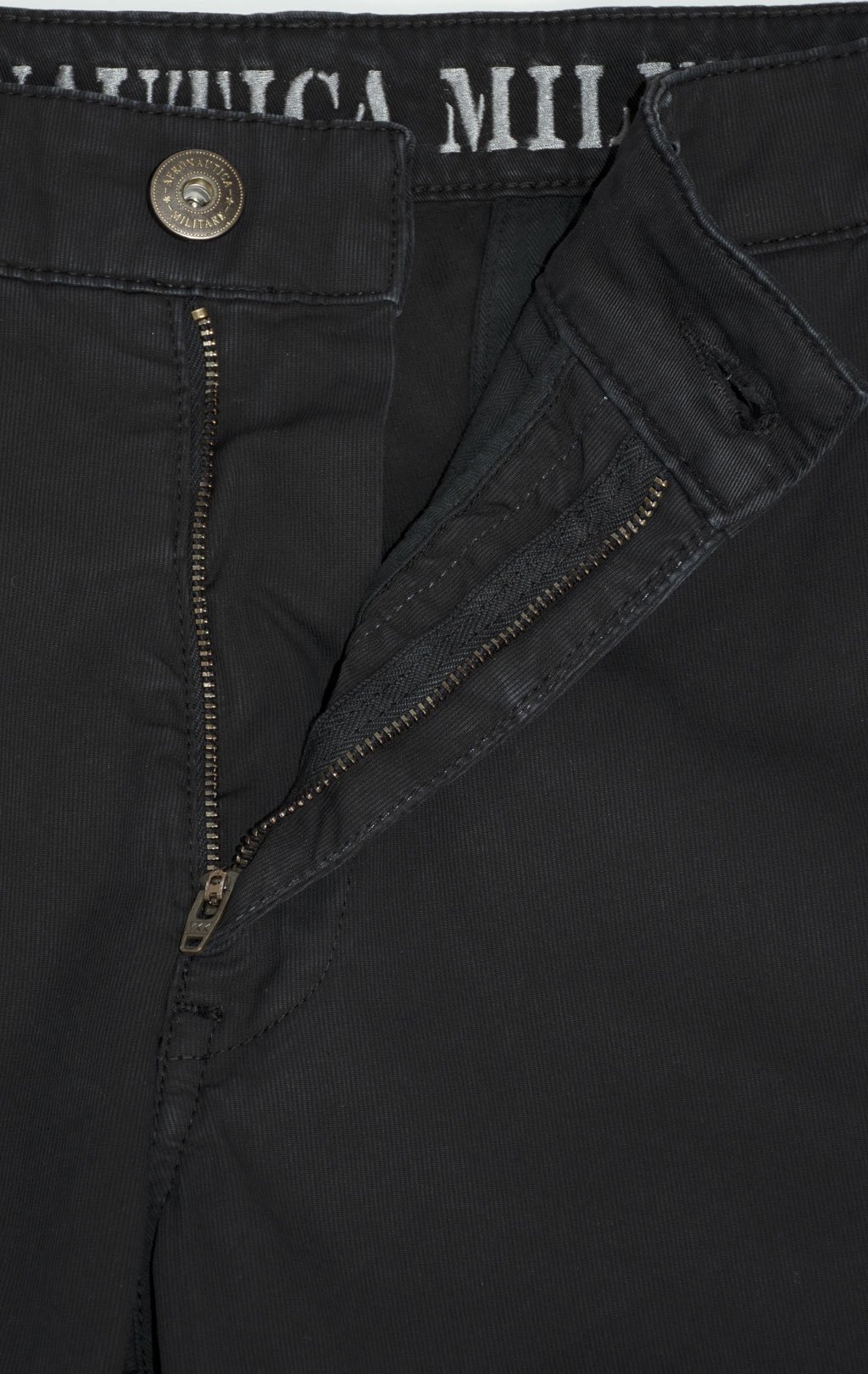 Брюки-карго AERONAUTICA MILITARE SS 25 m/AL black washed (PA 1329) 