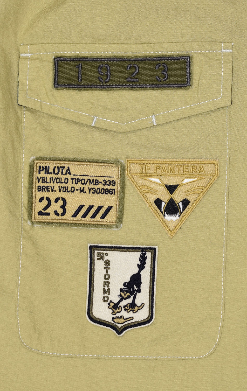 Женские брюки-карго AERONAUTICA MILITARE SS 21/IN khaki (PA 1485) 