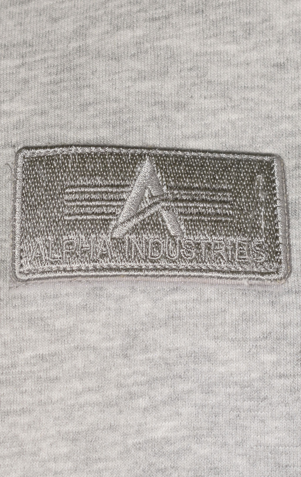 Толстовка ALPHA INDUSTRIES RED STRIPE HOODY grey heather 