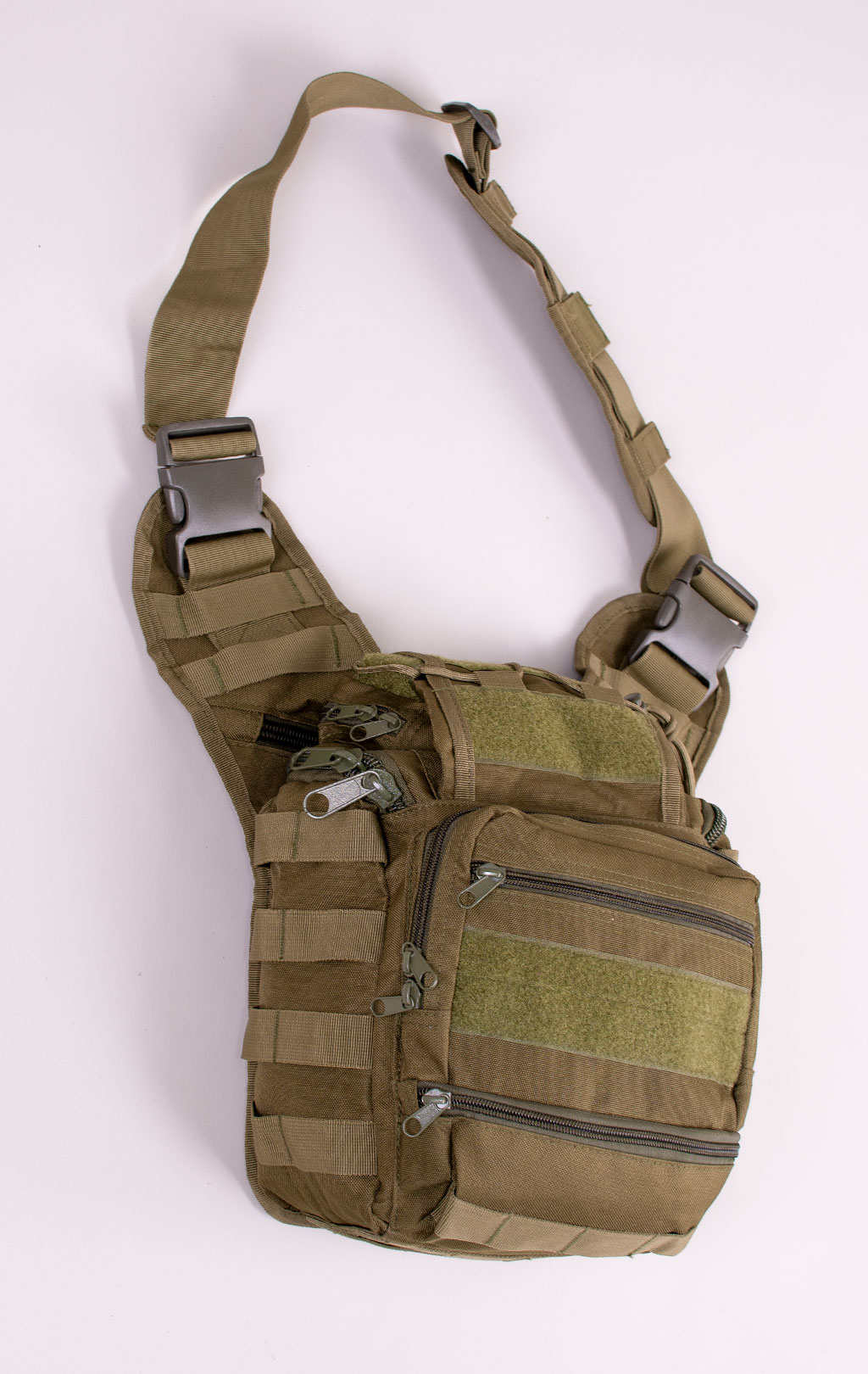 Сумка через плечо тактическая Hausheng SLING MOLLE 25x15x30 green PK-402 