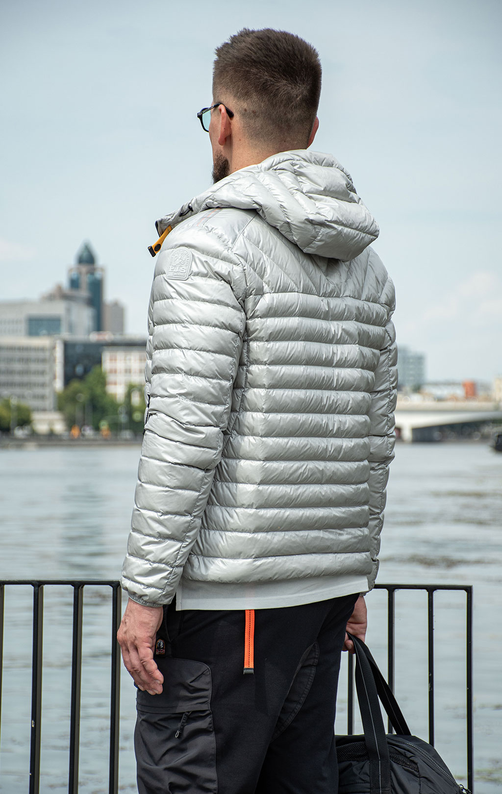 Куртка-пуховик лёгкая PARAJUMPERS MIROKU SS 25 silver 