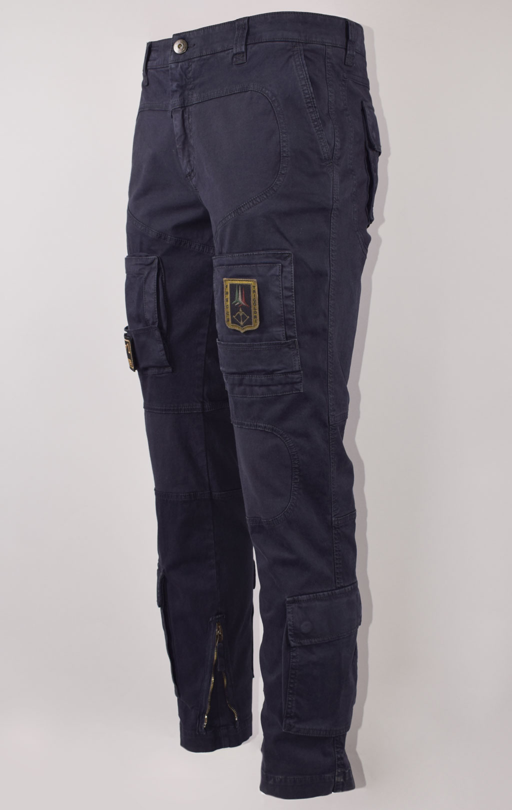 Брюки-карго AERONAUTICA MILITARE big size плотные FW 22/23/AL blue black (PA 939) 