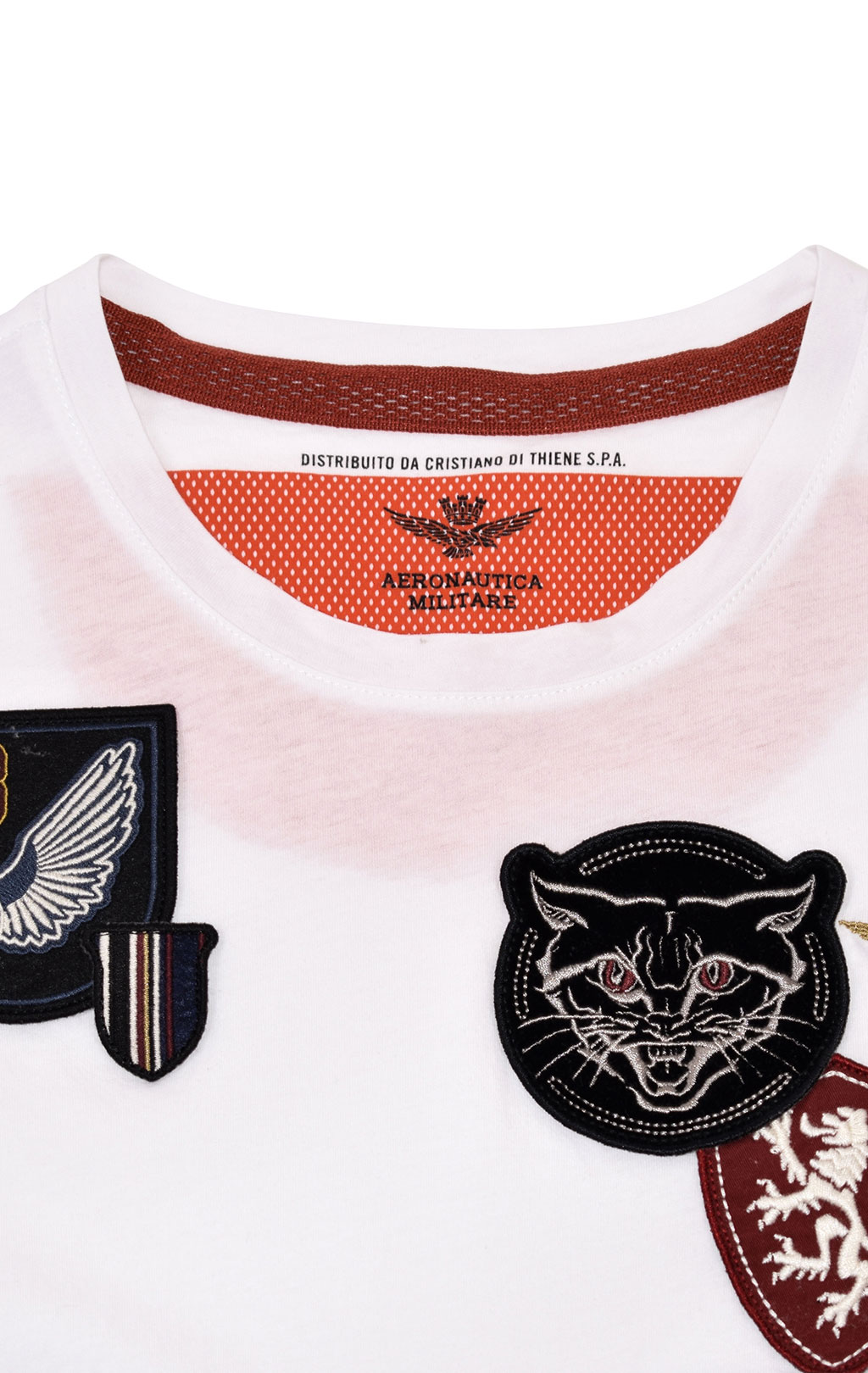 Женская футболка AERONAUTICA MILITARE SS 21/PT bianco ottico (TS 1878) 