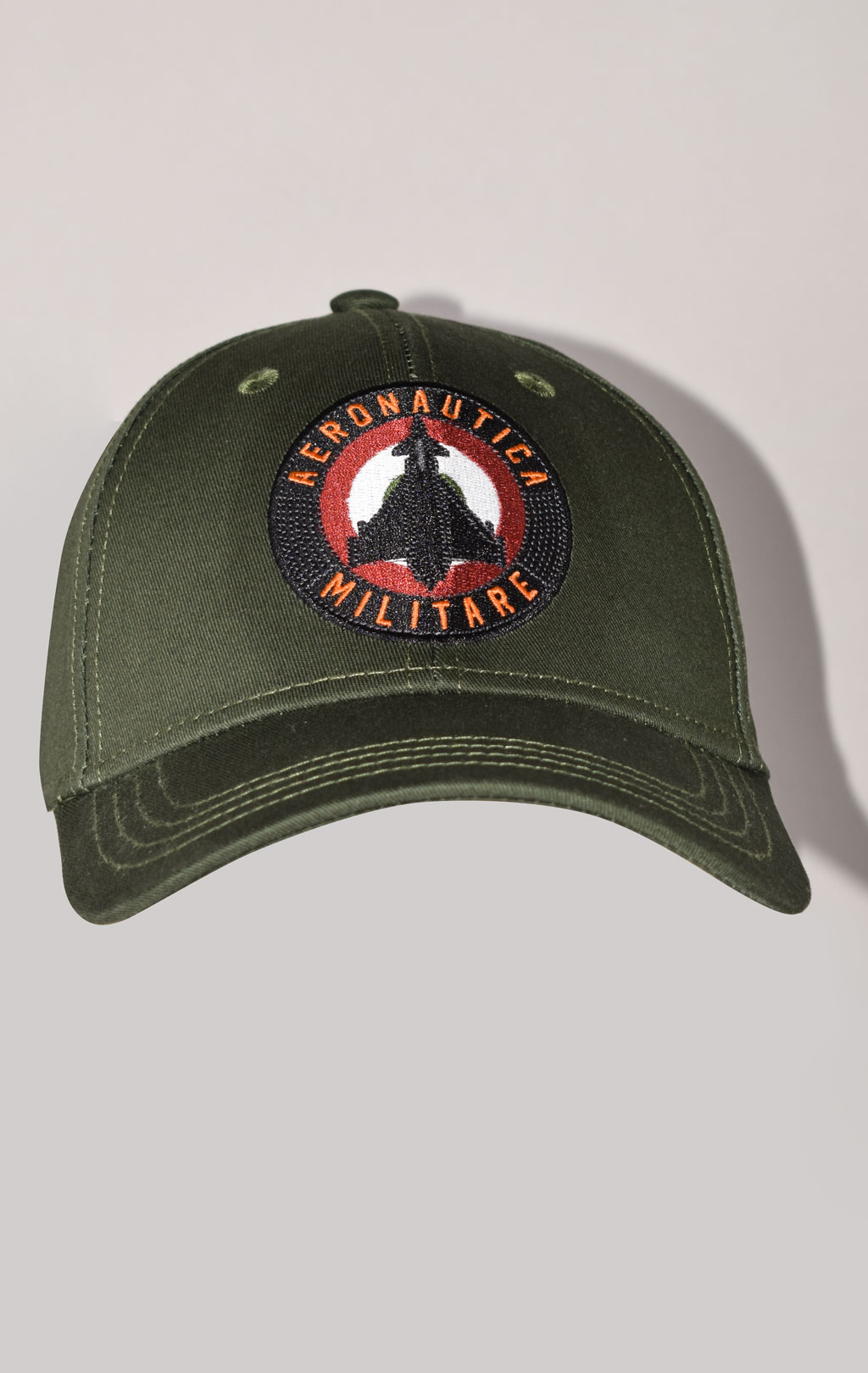Бейсболка AERONAUTICA MILITARE SS 22/CN verde militare (HA 1108)