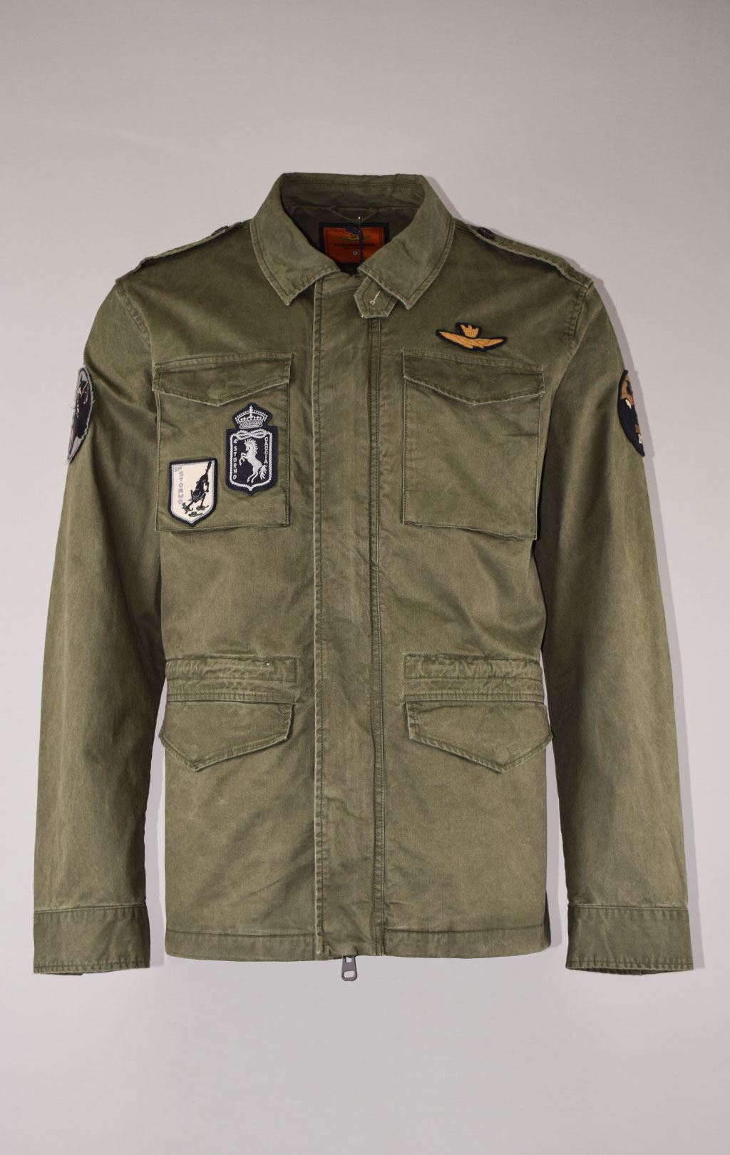 Ветровка AERONAUTICA MILITARE SS 22 m/CN verde militare (AB 2015) 