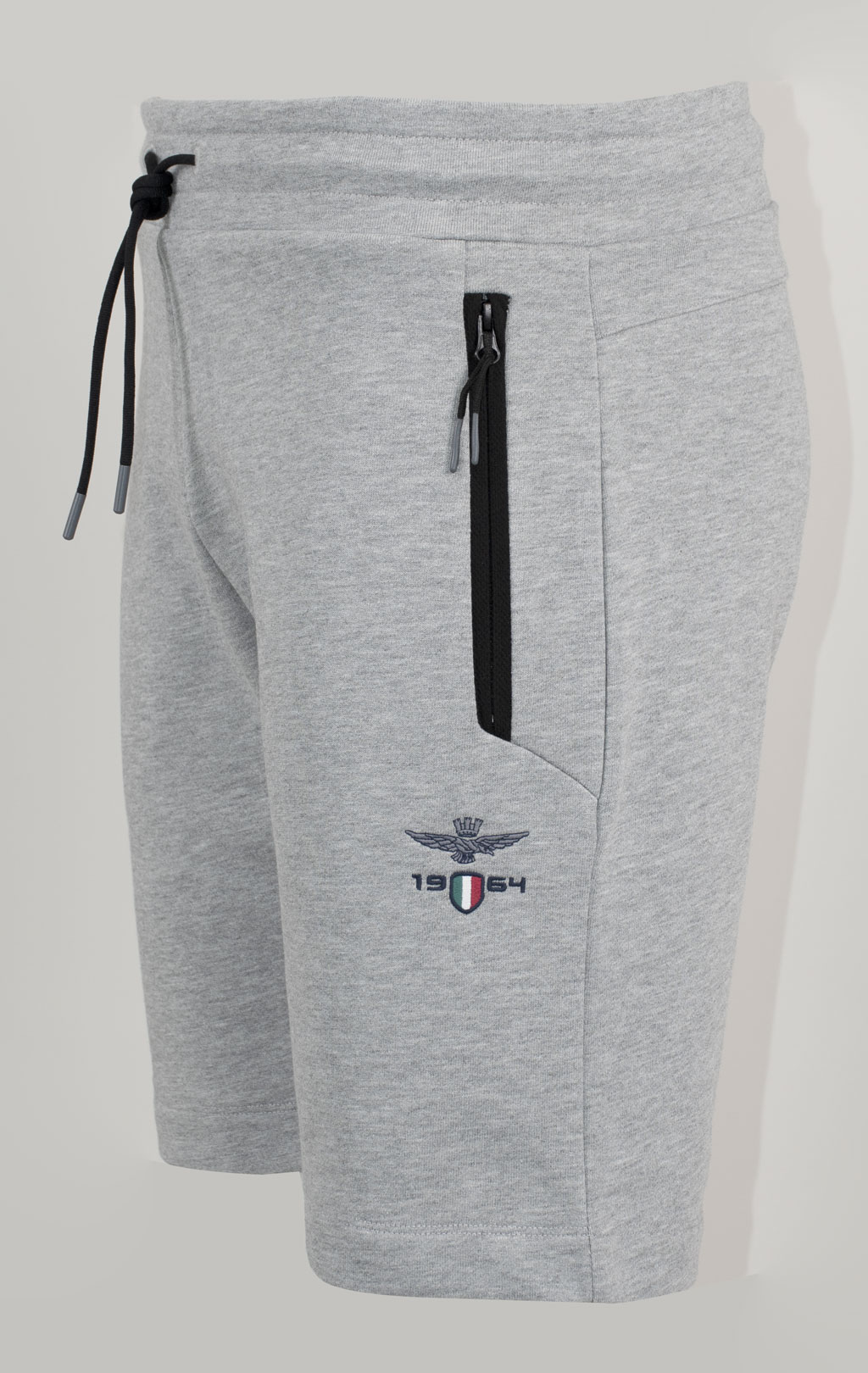 Шорты трикотажные AERONAUTICA MILITARE SS 25 m/TR grigio melange (BA 014) 