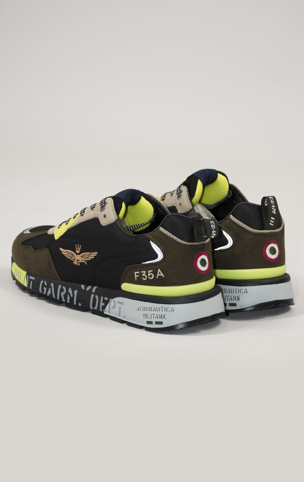 Кроссовки AERONAUTICA MILITARE FW 24/25/CN green/black (SC 276) 