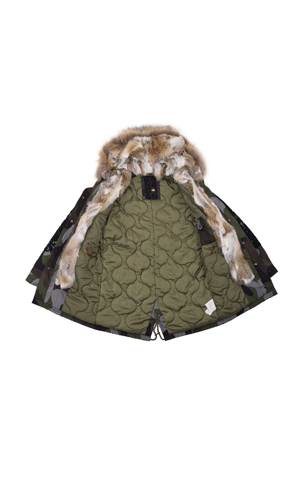 Женская куртка-парка CANADIAN BERNIERES CANVAS COTTON bosco green 